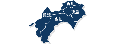 四国地区地図