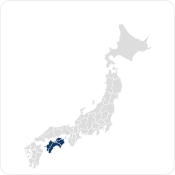 四国地区地図