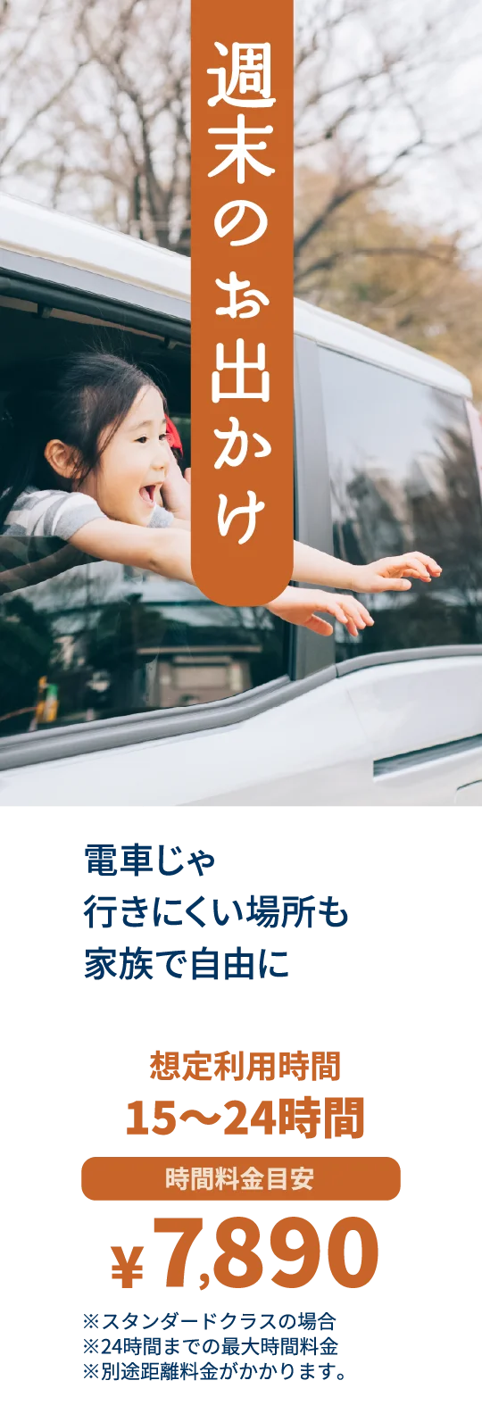 週末のお出かけ